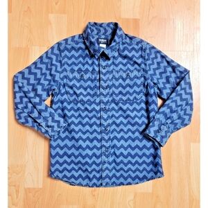BUNDLE & SAVE OshKosh B'Gosh chevron striped chambray shirt